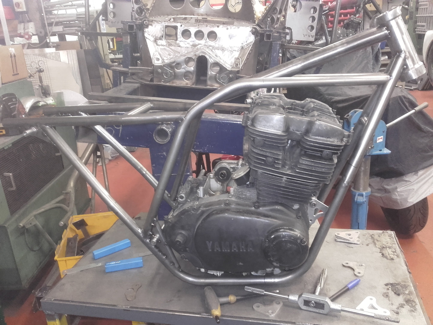 Yamaha XS500/ TX500 Frame Kit & Swing Arm