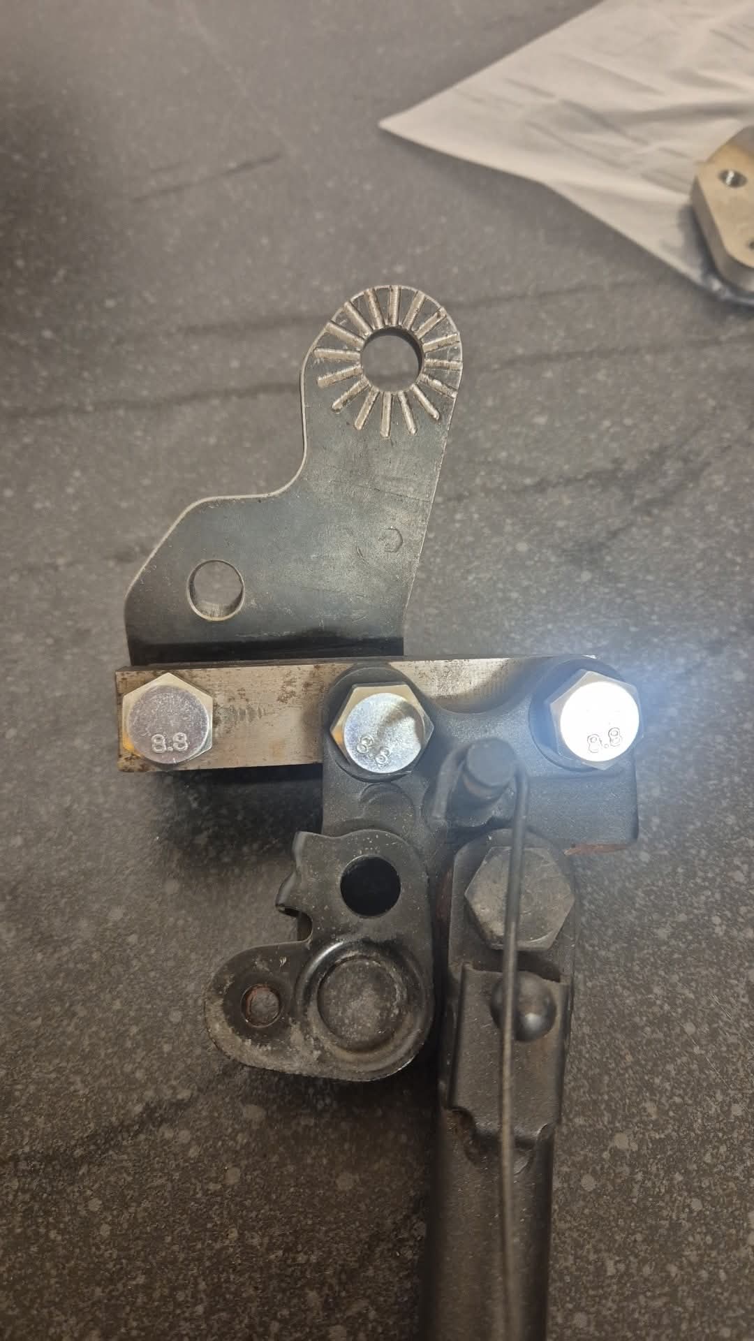 Laverda Side Stand Extension Bracket