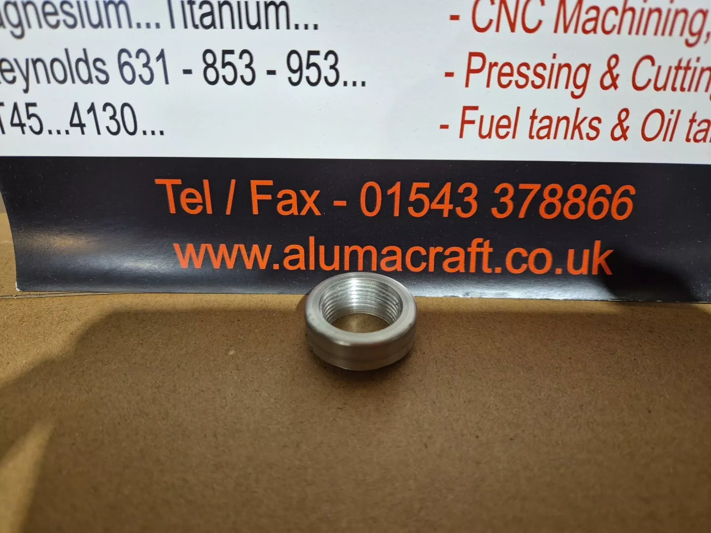 3/4 UNEF Aluminium Weld On Fittings