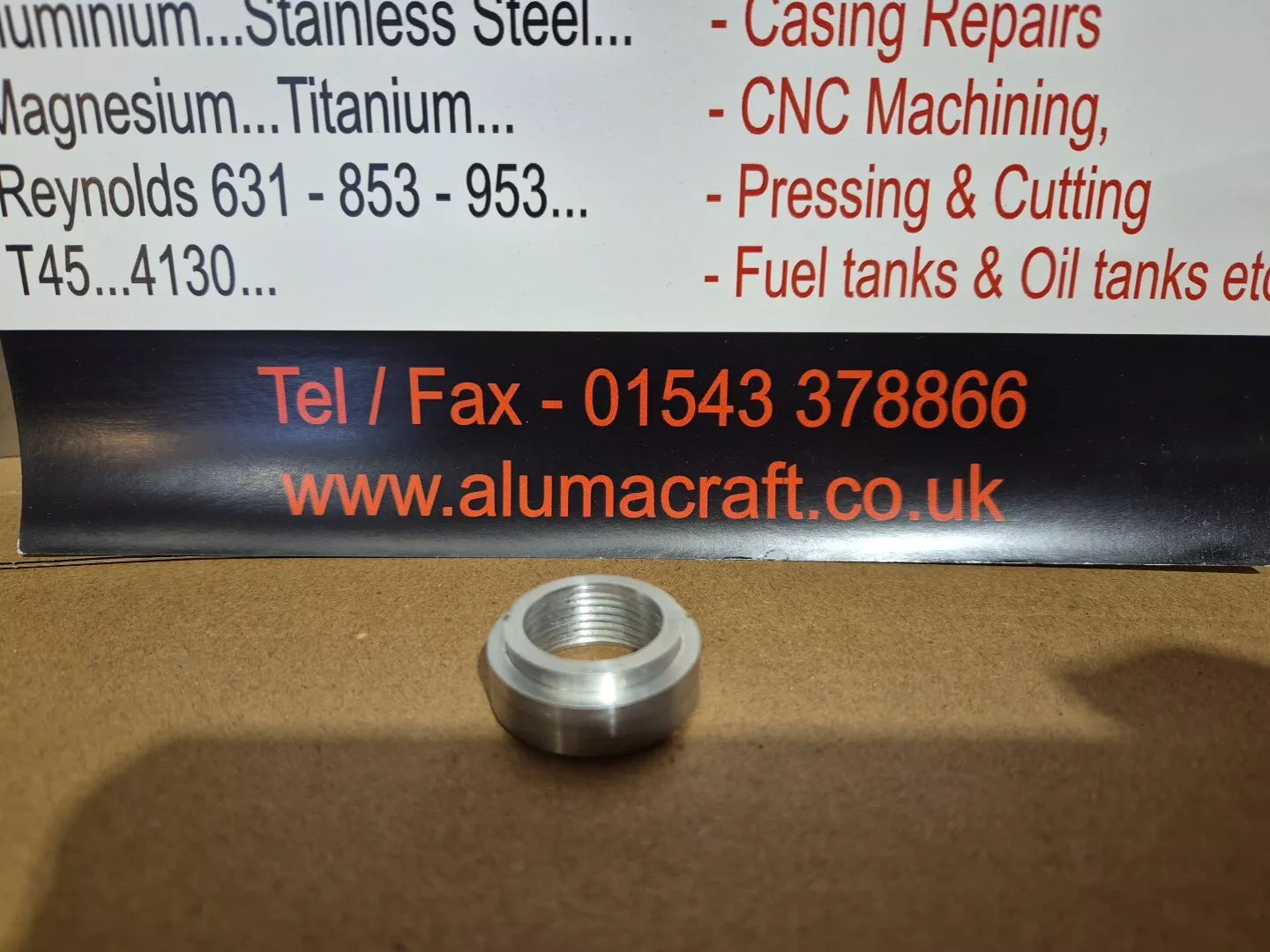 3/4 UNEF Aluminium Weld On Fittings