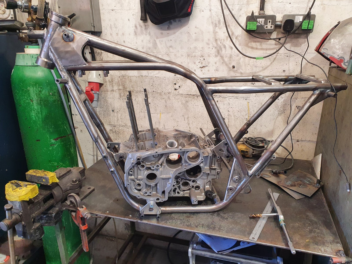 Yamaha XS500/ TX500 Frame Kit & Swing Arm